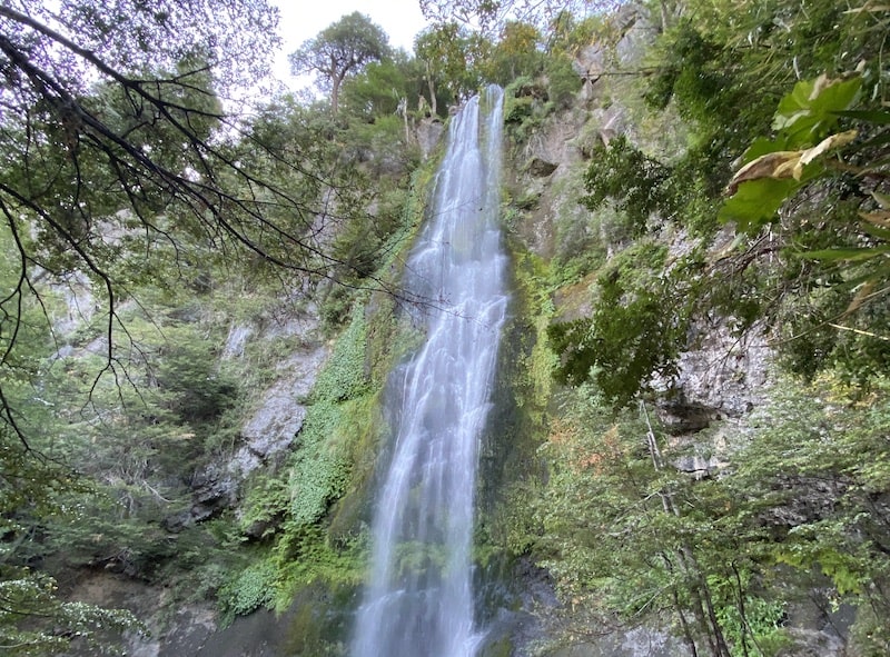Rutas de las cascadas: «Ruca Piren», «Gruta los Pangues» y «Mirador el Regalo».