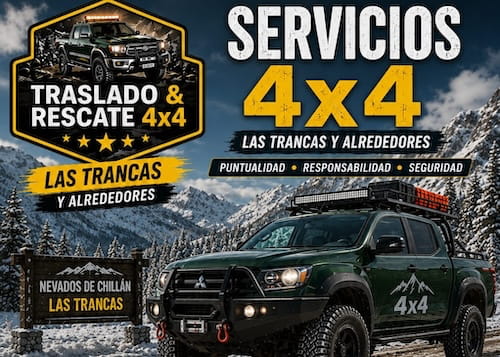 Servicios Transporte 4×4 en Valle Las Trancas y Nevados de Chillán